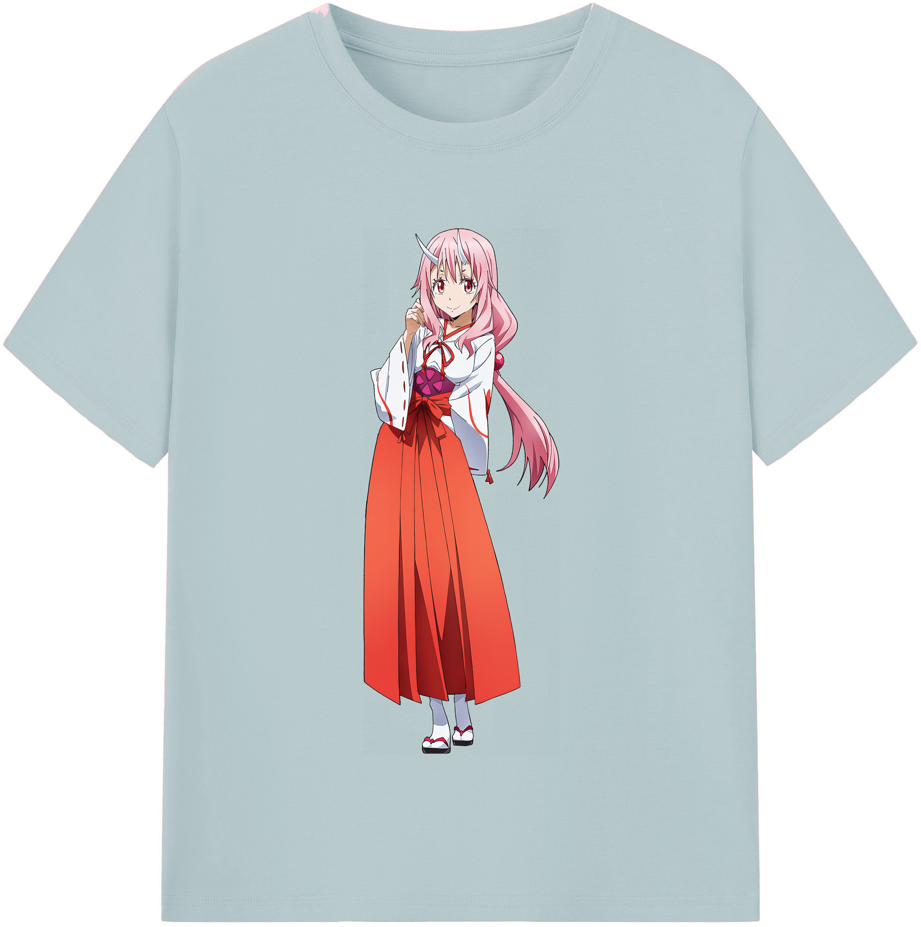 （画像用） 転スラ Regarding Reincarnated to Slime 綿100％半袖Tシャツ（フロントプリント）